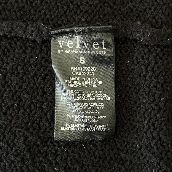 Velvet Graham Spencer Duster Cardigan Small Preppy Classy Laid Back Luxury Hygge - Picture 9 of 13